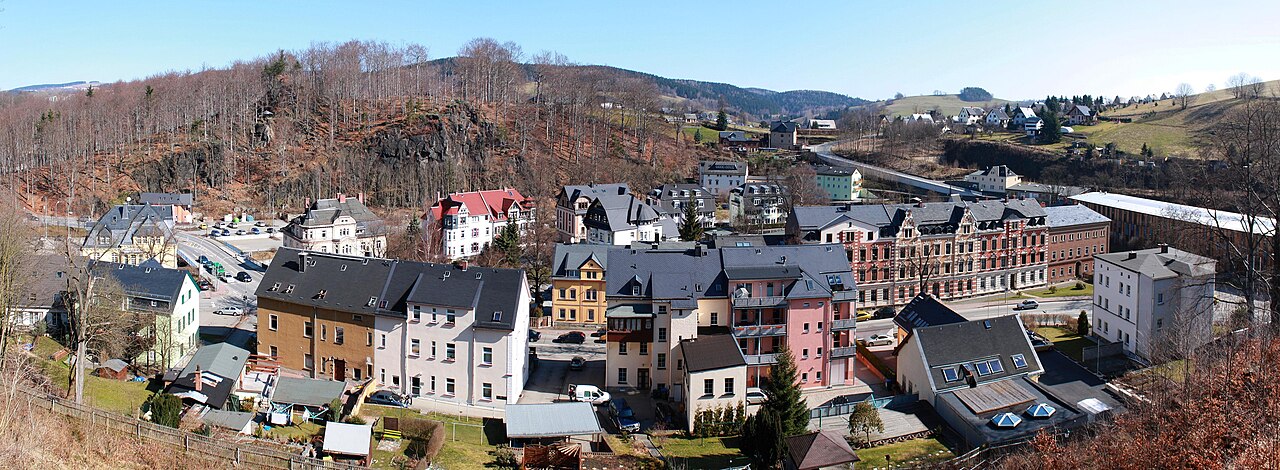 View from Schloss Schwarzenberg towards Ottenstein