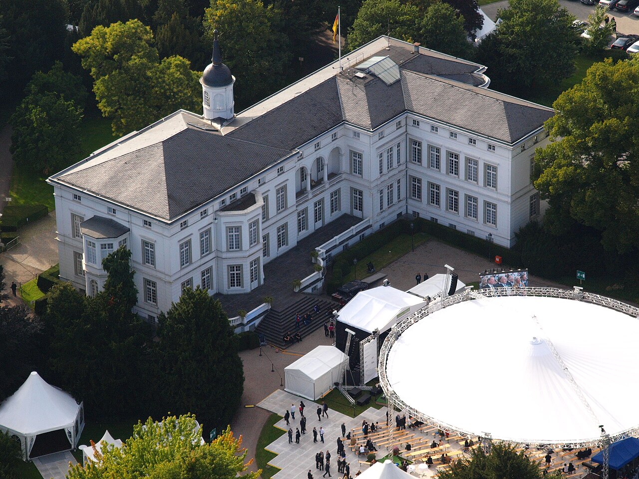 Palais Schaumburg , Bonn: Luftaufnahme