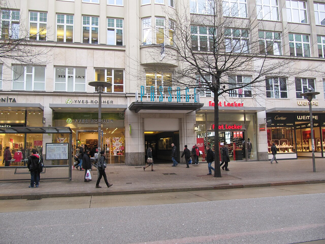 Eingang des Passage-Kinos, Hamburg