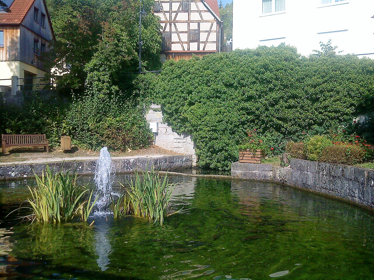 Die Pegnitzquelle in Pegnitz