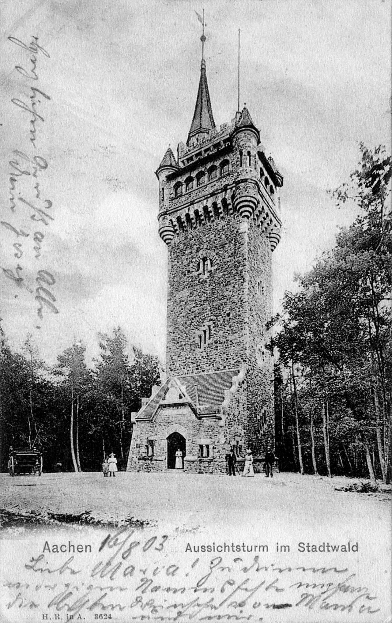 Pelzerturm, Aussichtsturm im Aachener Stadtwald