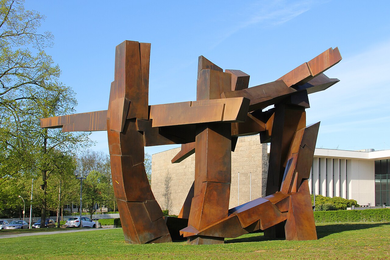 Volker Bartsch, Perspektiven, 2007, Berlin-Dahlem, Boltzmannstraße, vor der Freien Universität