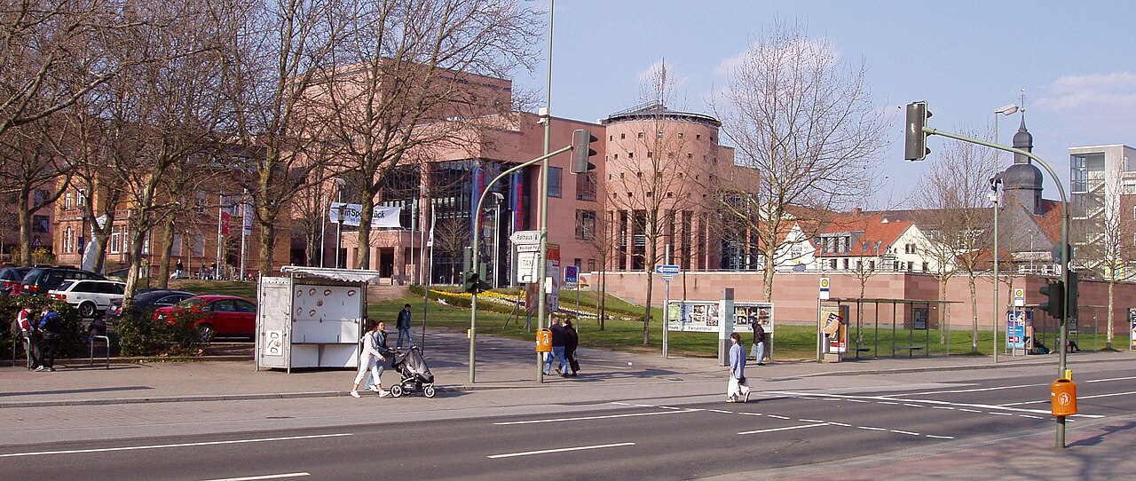Panorama photo of the Pfalztheater in Kaiserslautern