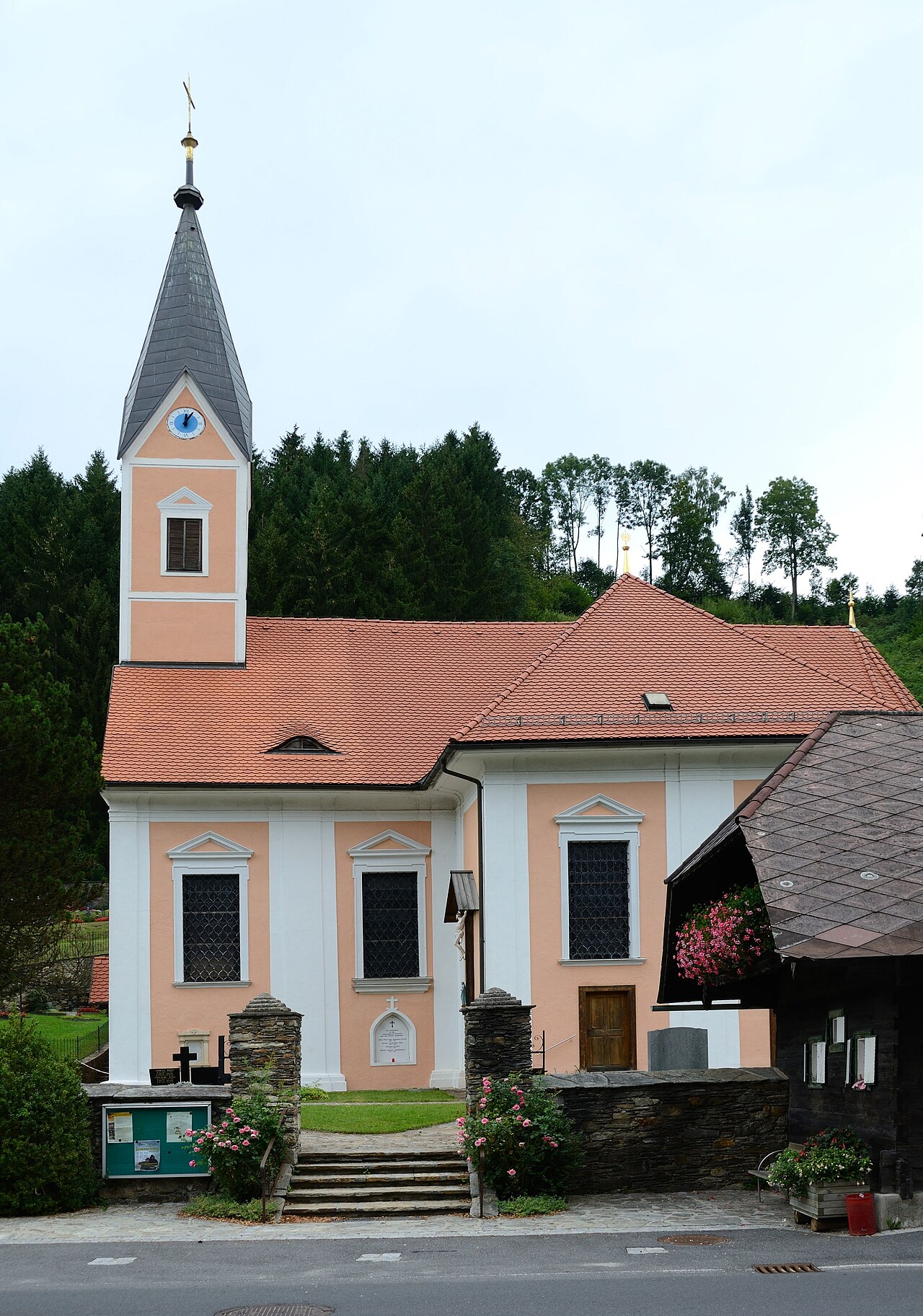 Parish church Saint Georg at Waldbach , Styria