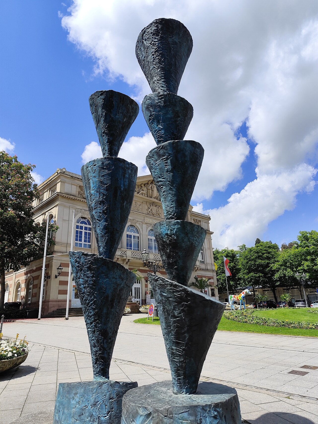 Skulptur Philemon und Baucis, Baden-Baden