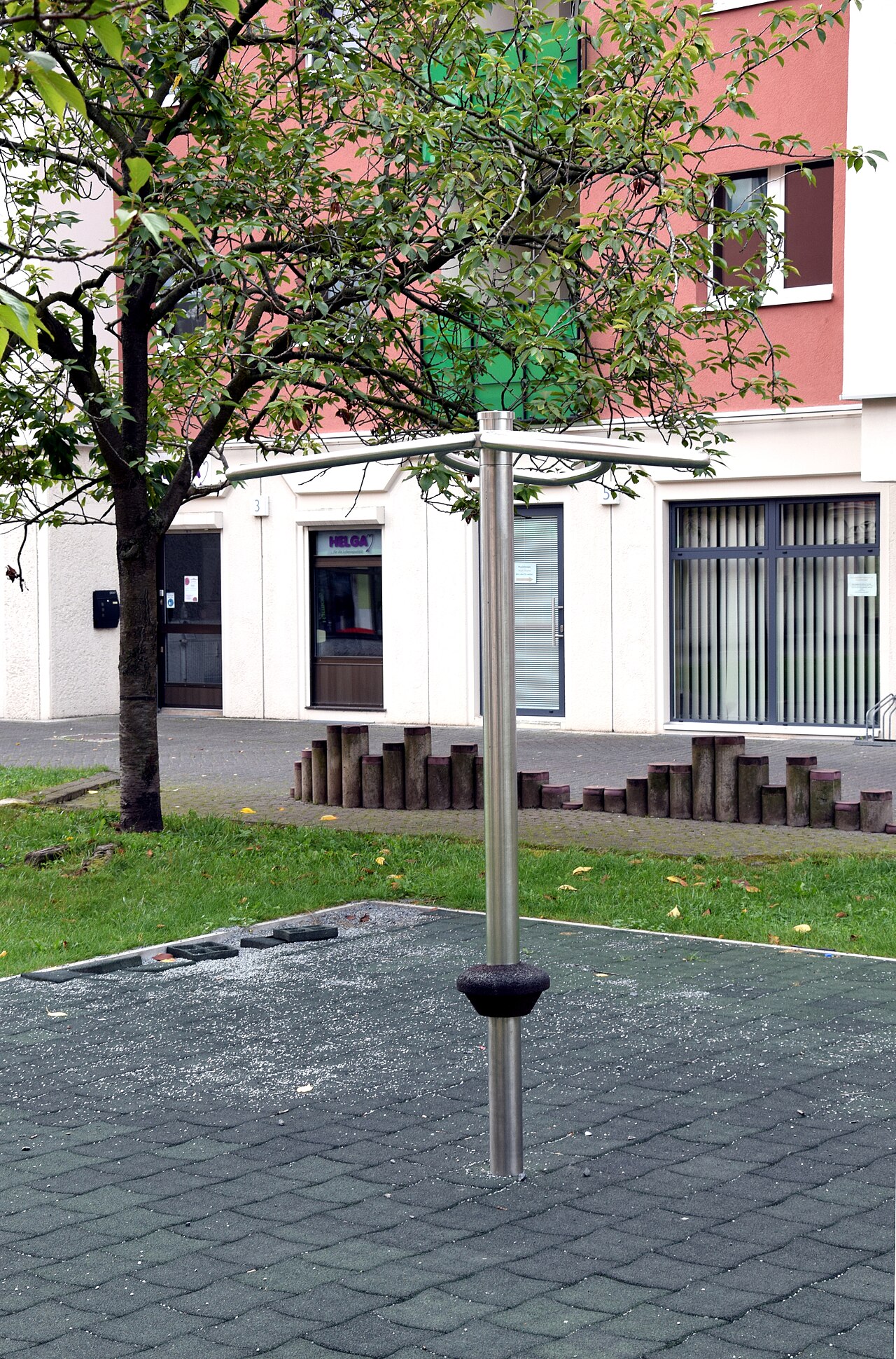 Playground equipment in the Hellersdorfer Promenade in Berlin-Hellersdorf, Germany