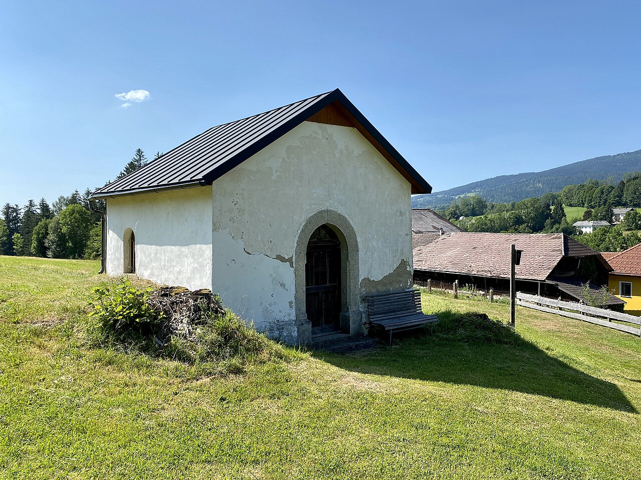 Poidlbaunkapelle in der Gemeinde Schwarzenberg am Böhmerwald, Oberösterreich