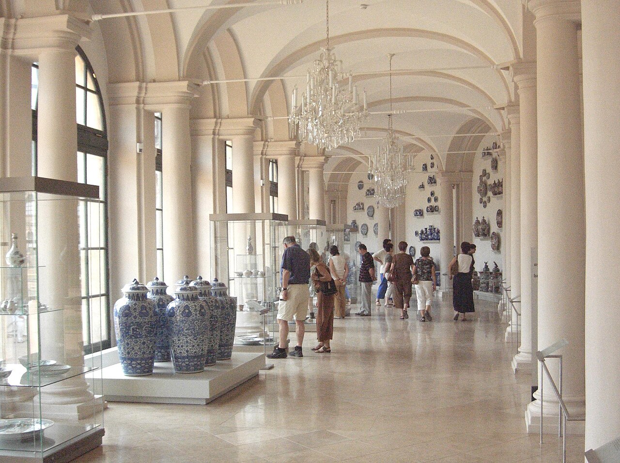 Porcellain Collection in the Zwinger Palace, Dresdner (Germany)
