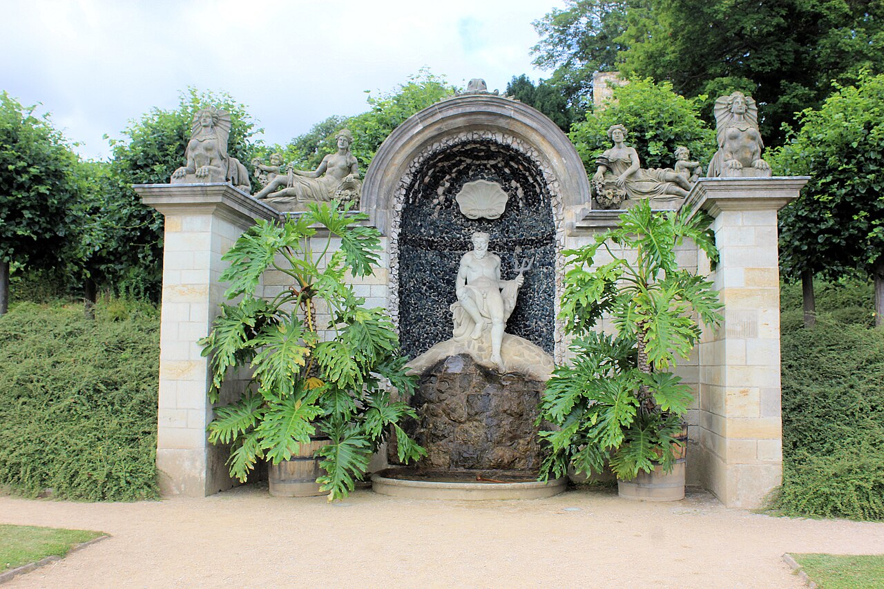 Blankenburg (Harz), garden of palace, Poseidon grotte