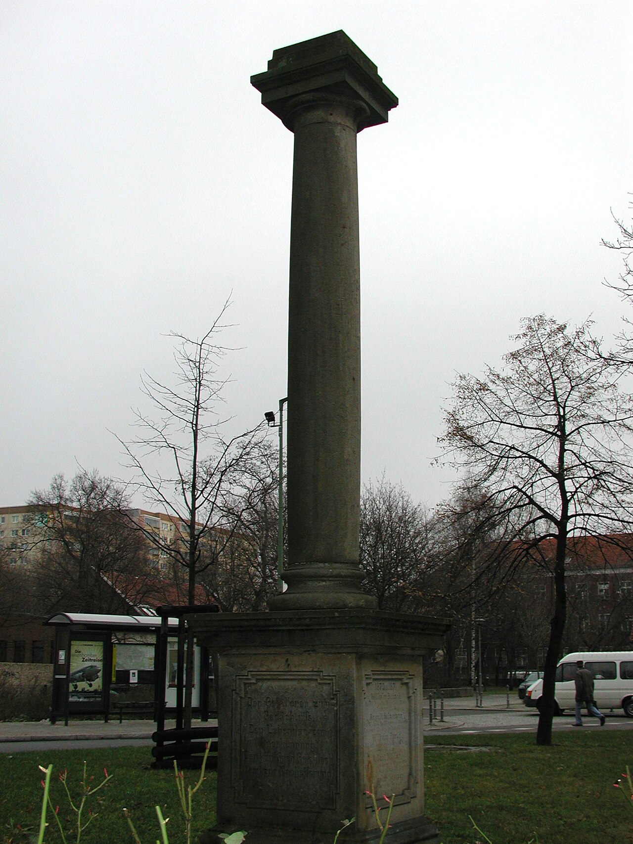 Die Preußensäule auf dem Friedrichsfelder Anger