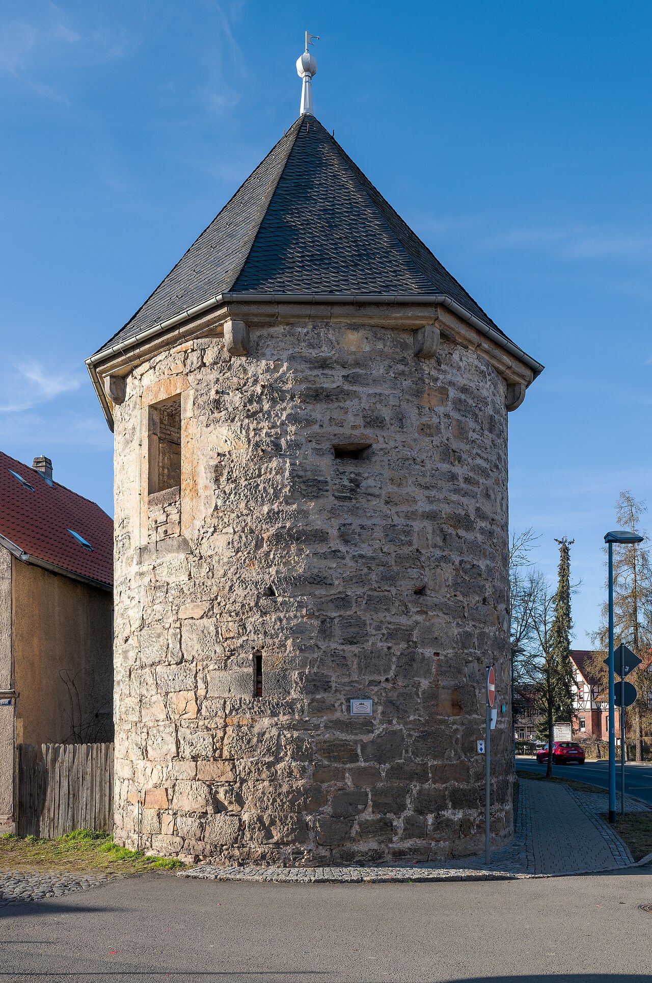 Themar: Stadtmauer, Schlossturm