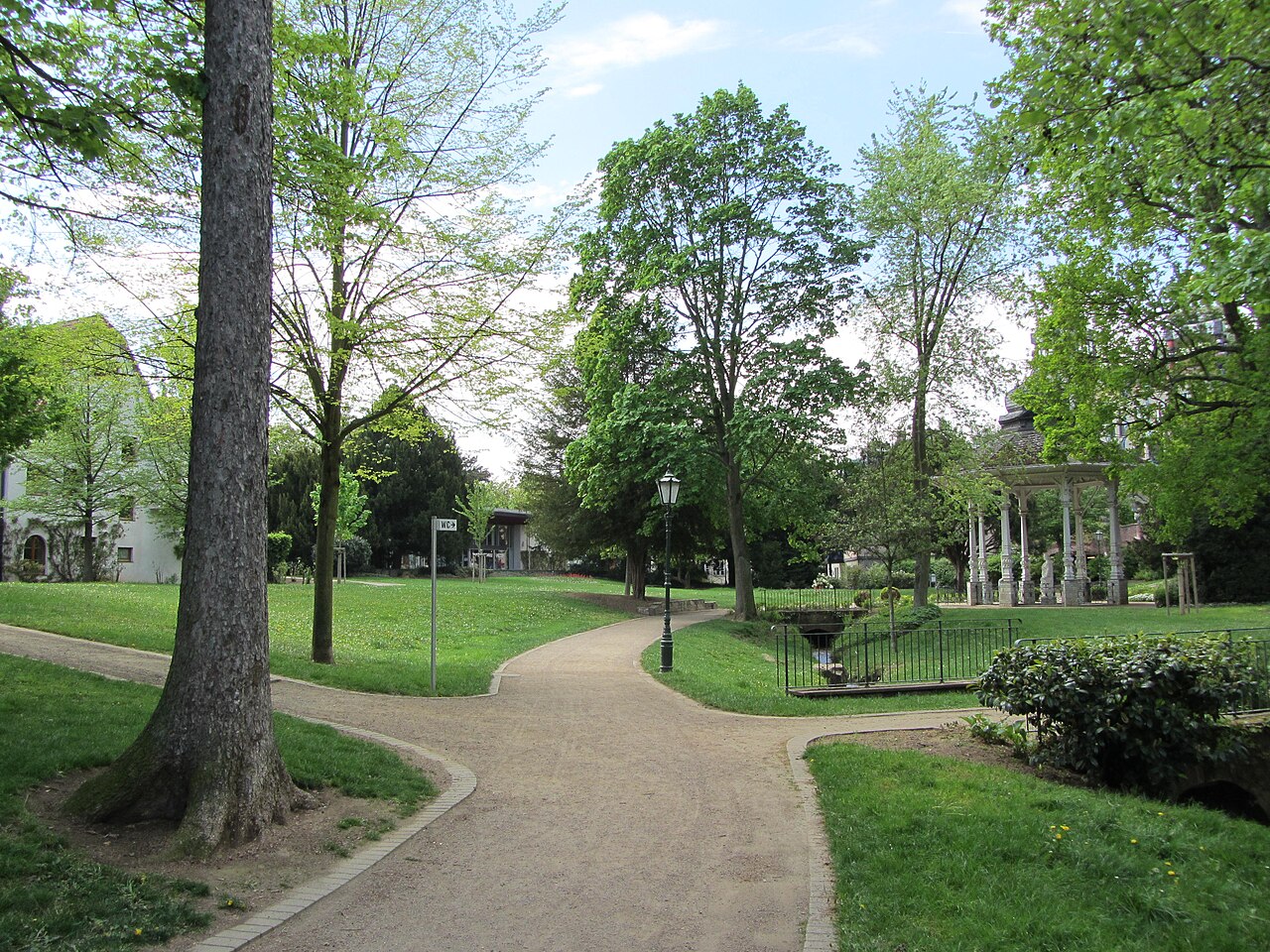 Der Quellenpark in Bad Soden Taunus