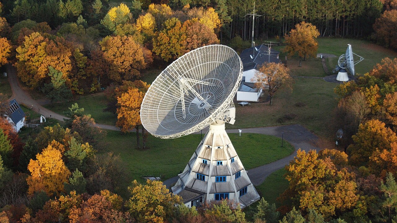 Astropeiler Stockert, Luftaufnahme (2015)