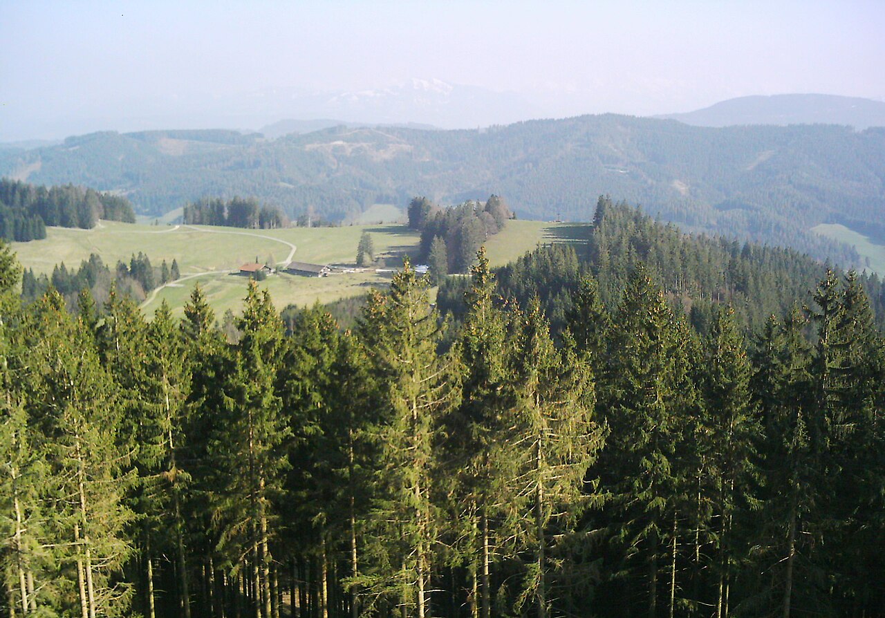 Raggenhorn vom Schwarzen Grat aus fotographiert