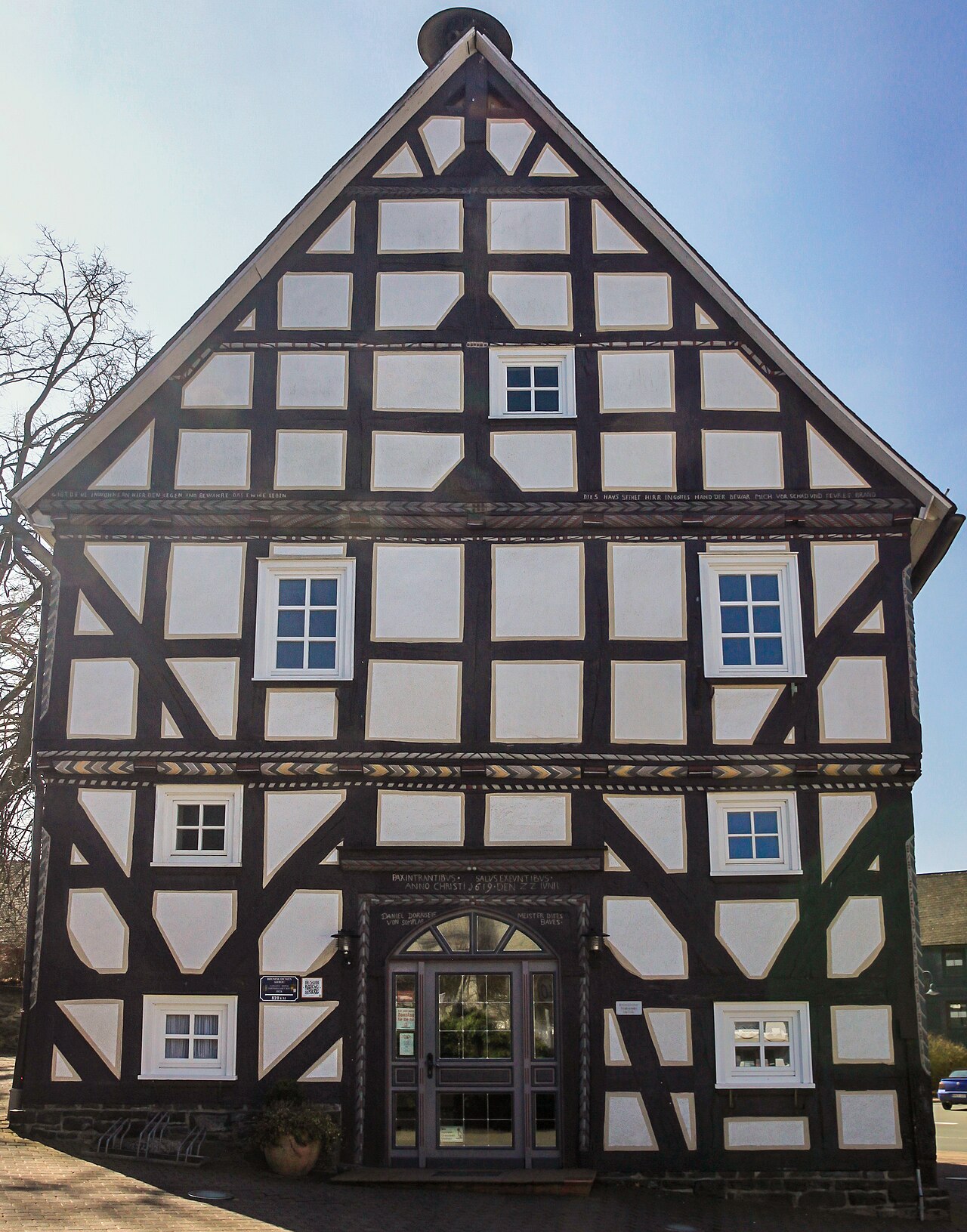 Rathaus Bromskirchen (Hessen, Deutschland)