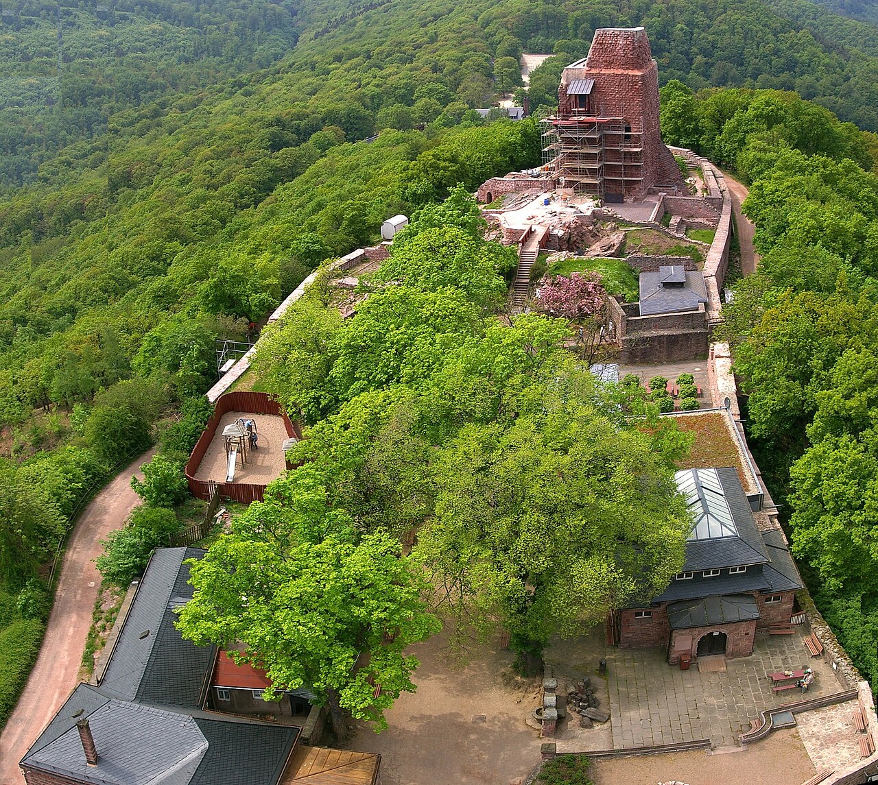 Kyffhäuserdenkmal - Anlage vom Turm aus