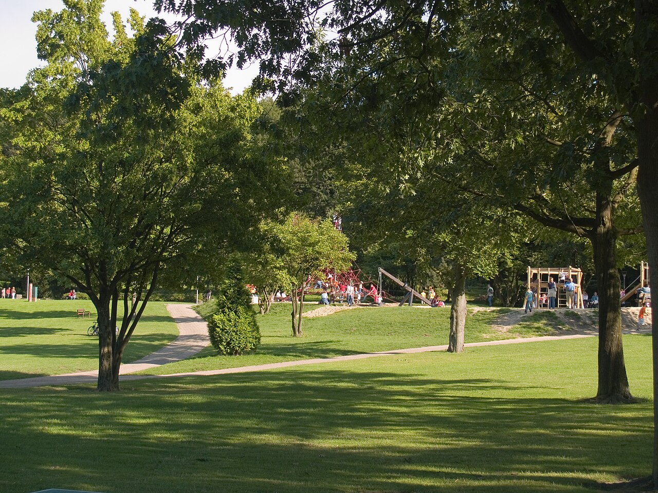 Part of the Gysenberg Park in Herne, Germany