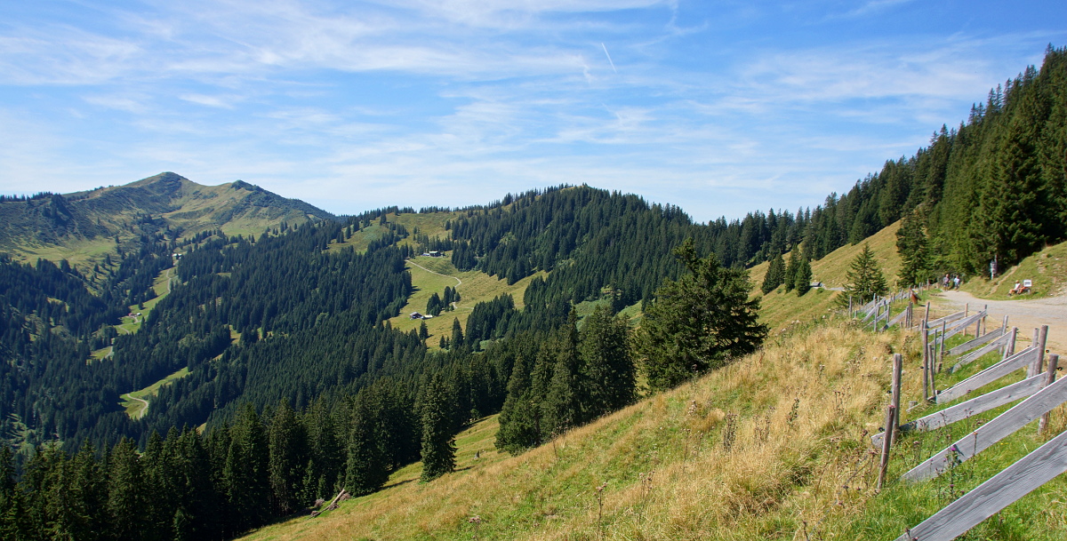 Riedberger Horn and Großer Ochsenkopf from Bolsterlanger Horn
