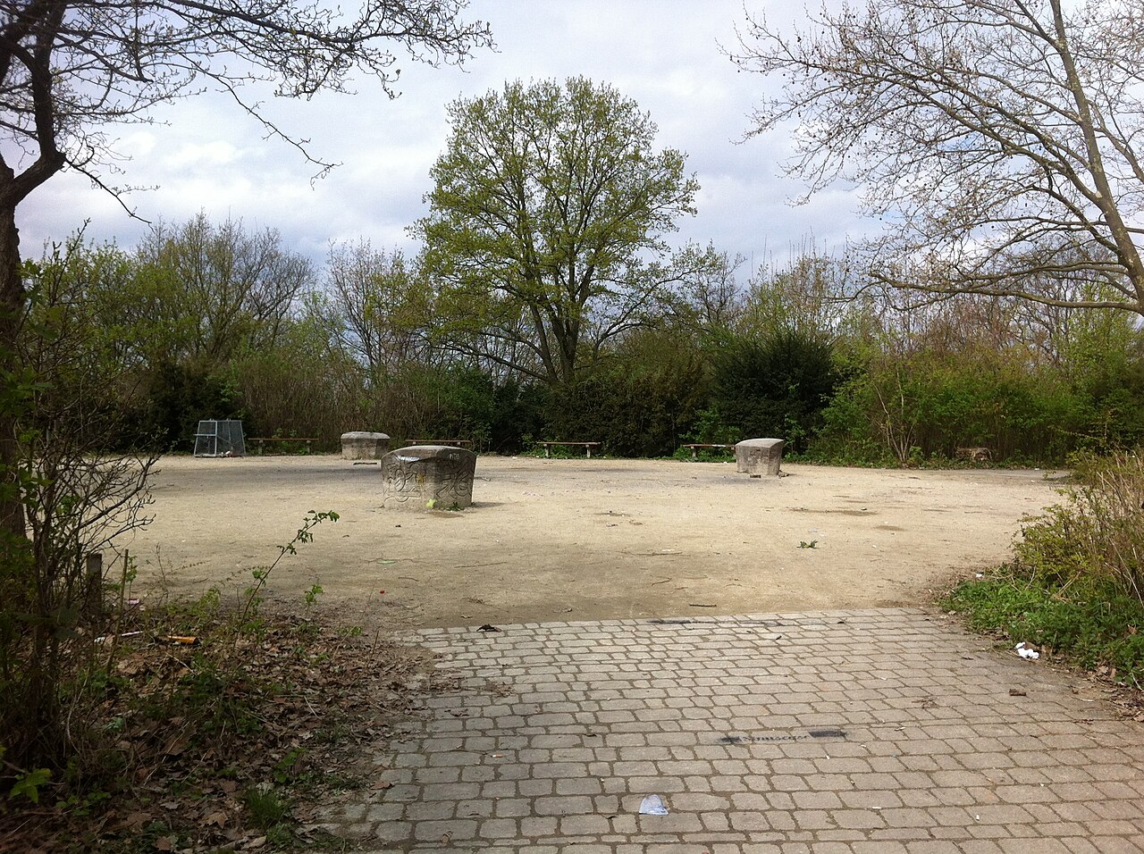 Rixdorfer Höhe, Aussichtspunkt in der Hasenheide