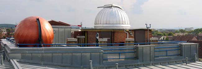 Gesamtansicht der Sternwarte Heilbronn
