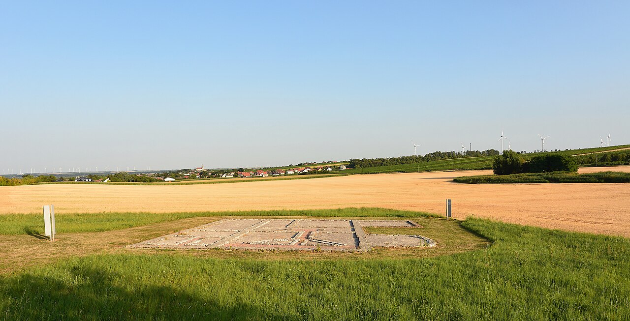 Roman mansion near Höflein, Lower Austria, Austria