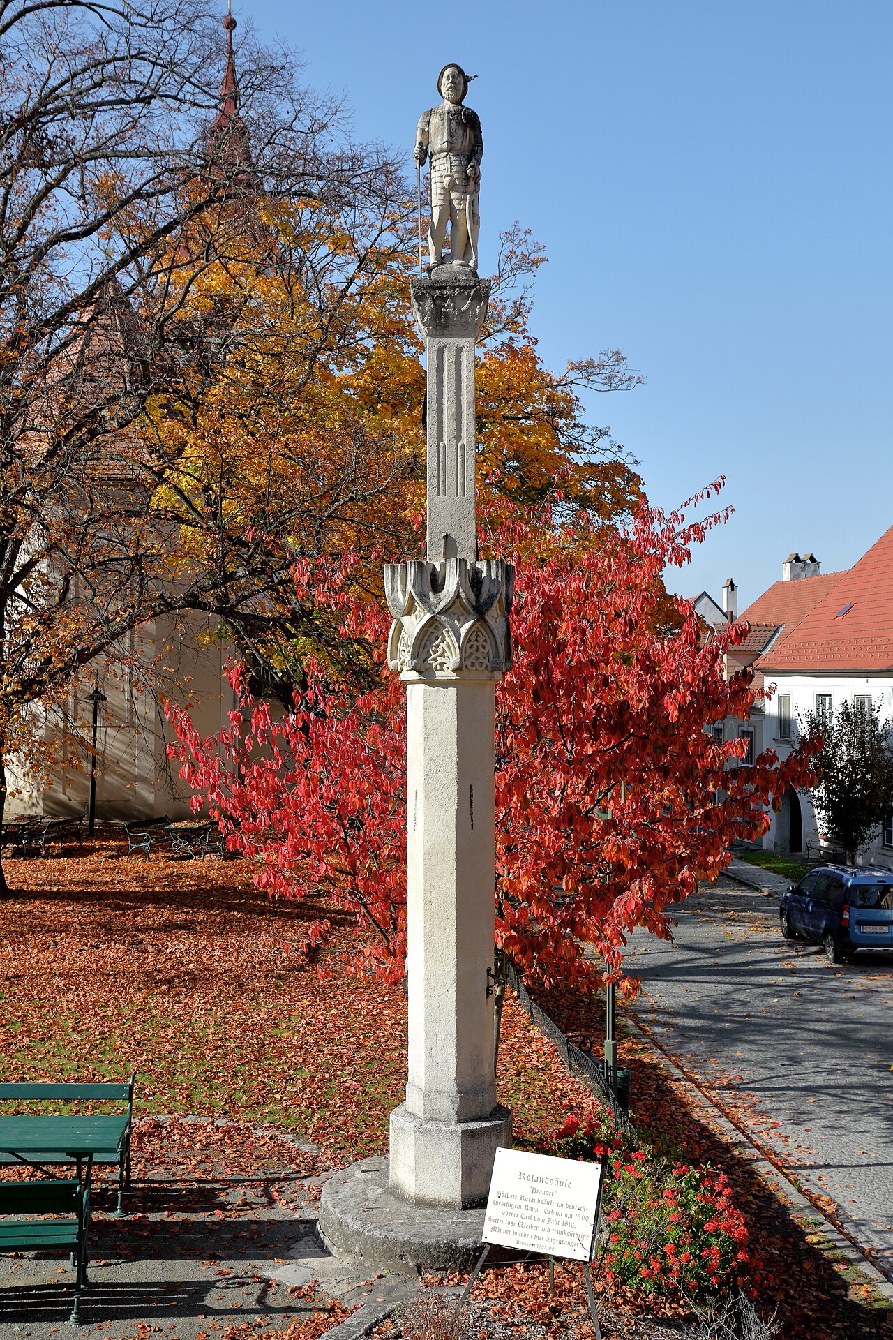 Die Rolandsäule bzw