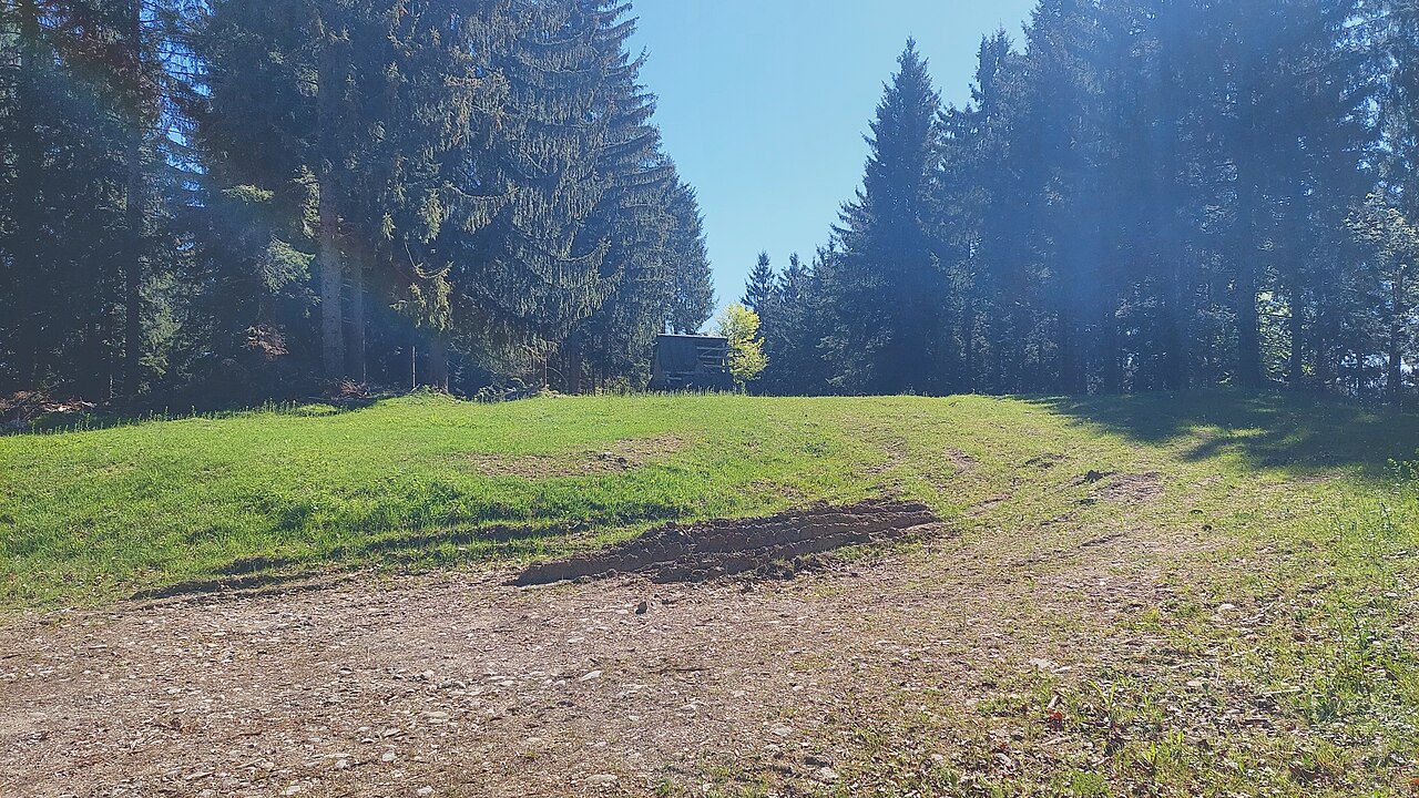 Rudershöhe of Adelegg, view from west