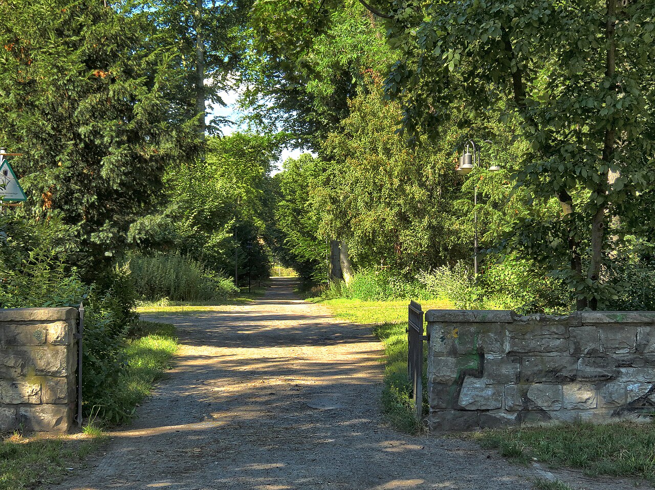 Ruhwaldpark - Eingang Spandauer Damm