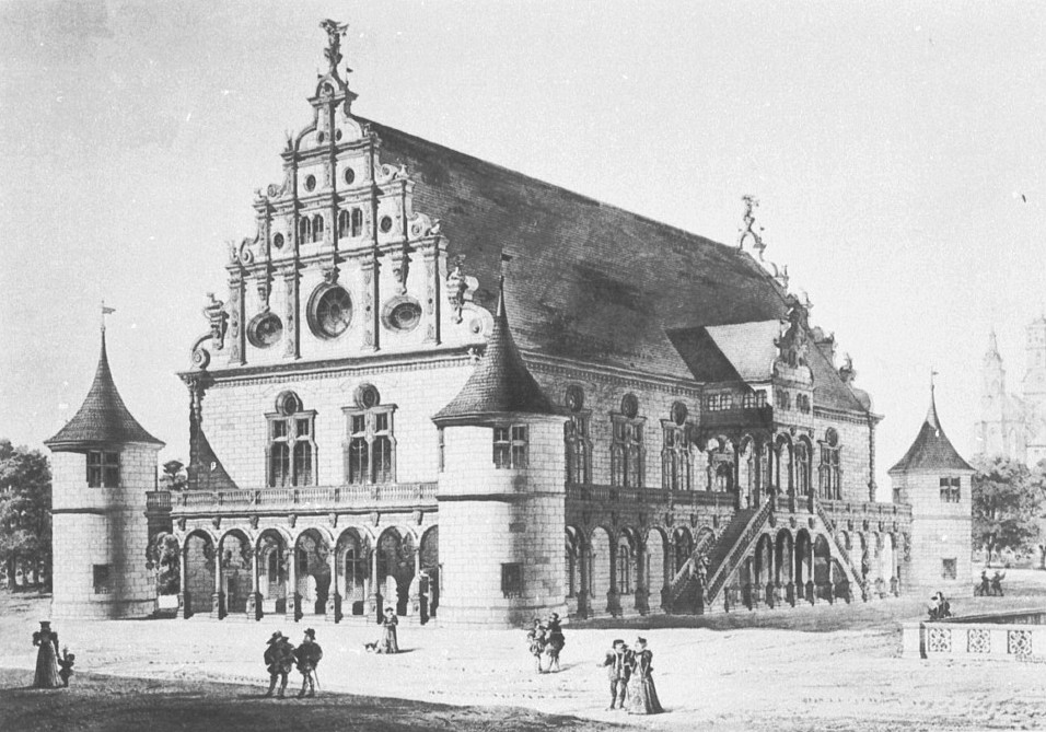 Foto von Ruine der Freitreppenanlage des ehemaligen Neuen Lusthauses
