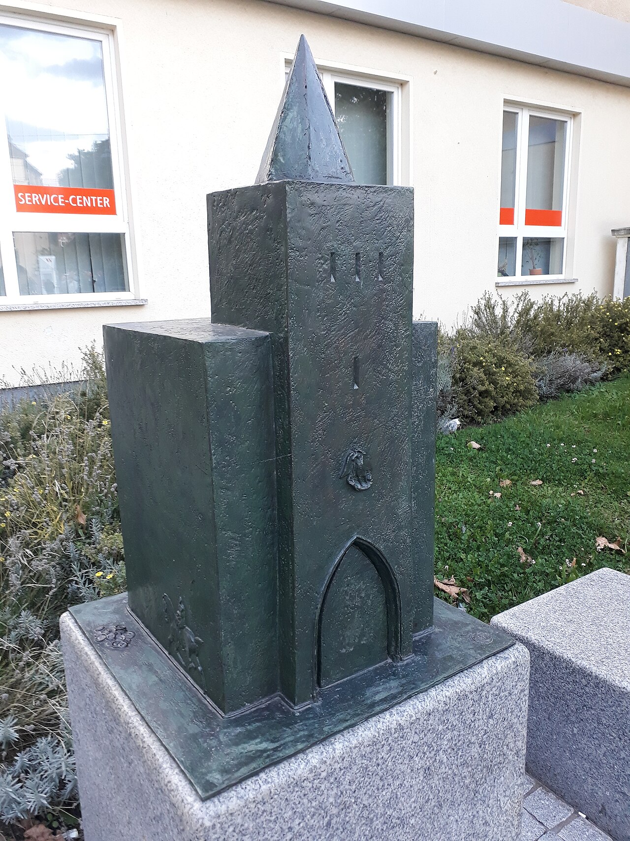 Modell des ehemaligen Saaltores in Jena, Thüringen