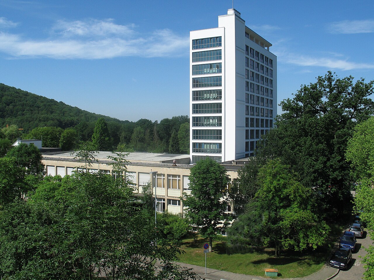 Building of the Saarland University & State Library (SULB), Saarbrücken, Germany