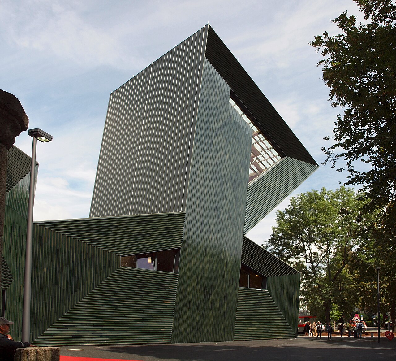 Exterior view of part of the New Synagogue in Mainz