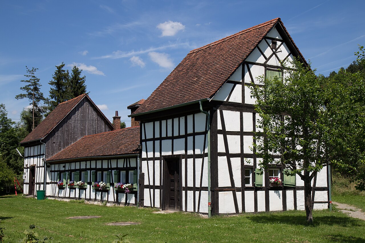 Unteres Bohrhaus der Saline Wilhelmshall (heute Salinenmuseum) in Rottweil