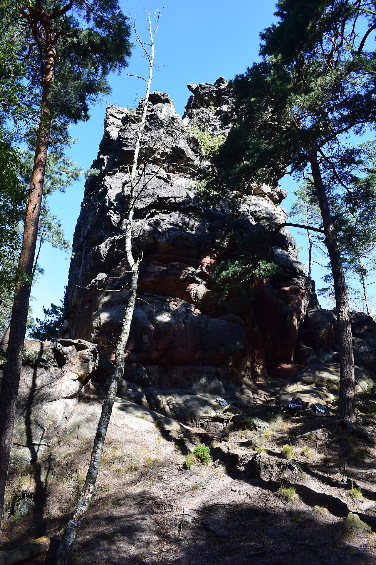 Der Schalkstein bei Jonsdorf im Zittauer Gebirge