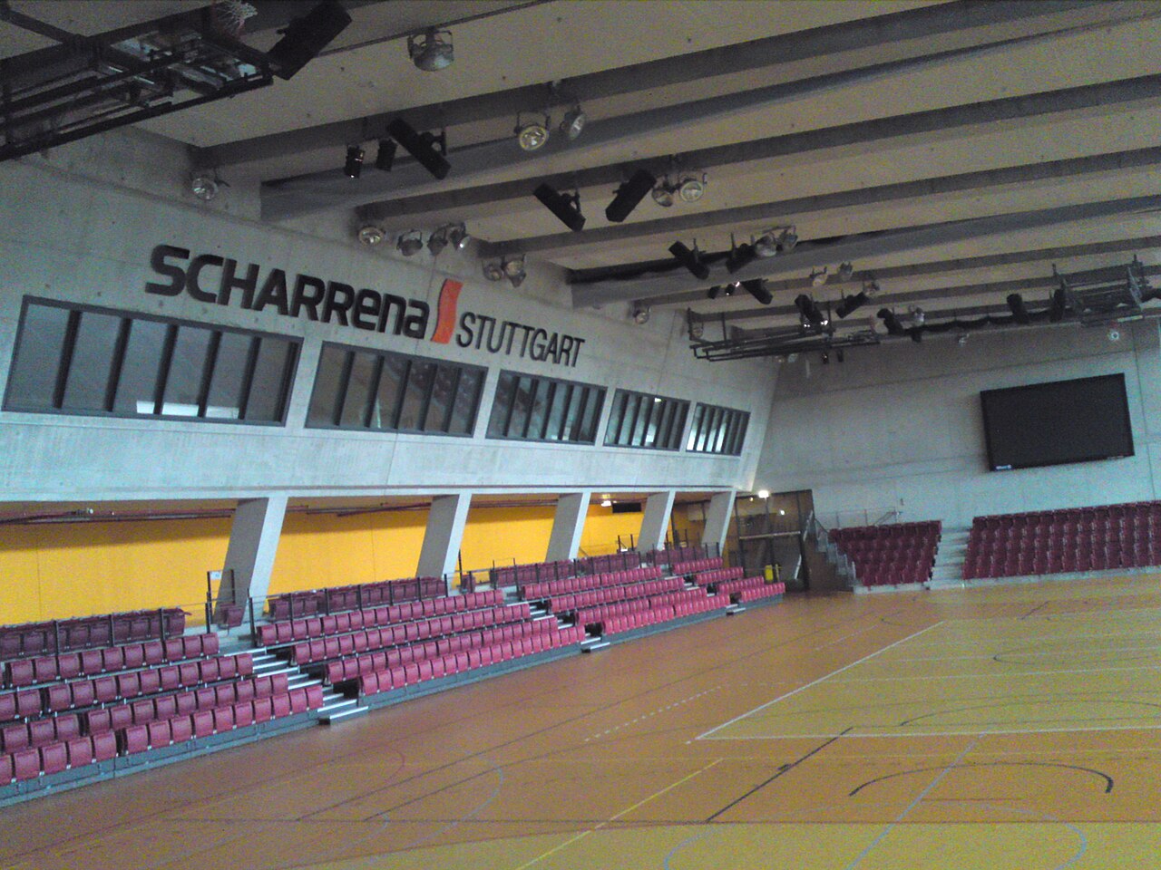 inner room of SCHARRena Stuttgart