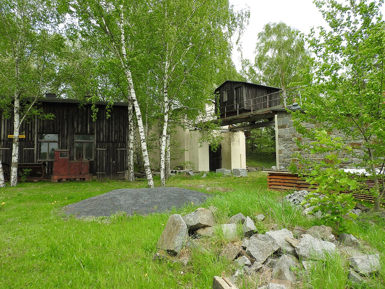 Schauanlage und Museum der Granitindustrie , Haselbachtal /Häslich, 30