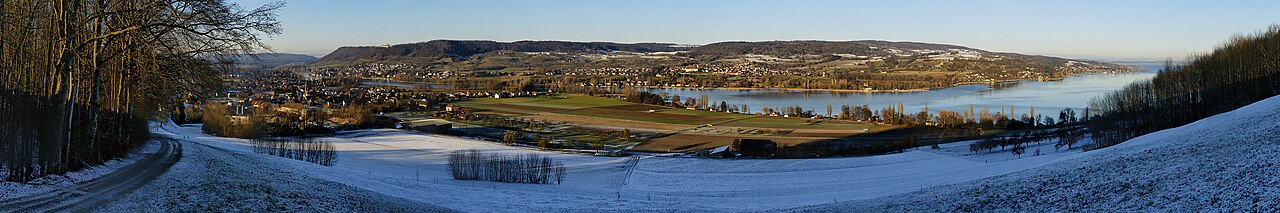 Unweit oberhalb von Eschenz an der Strasse nach Klingenzell liegt dieser Aussichtspunkt