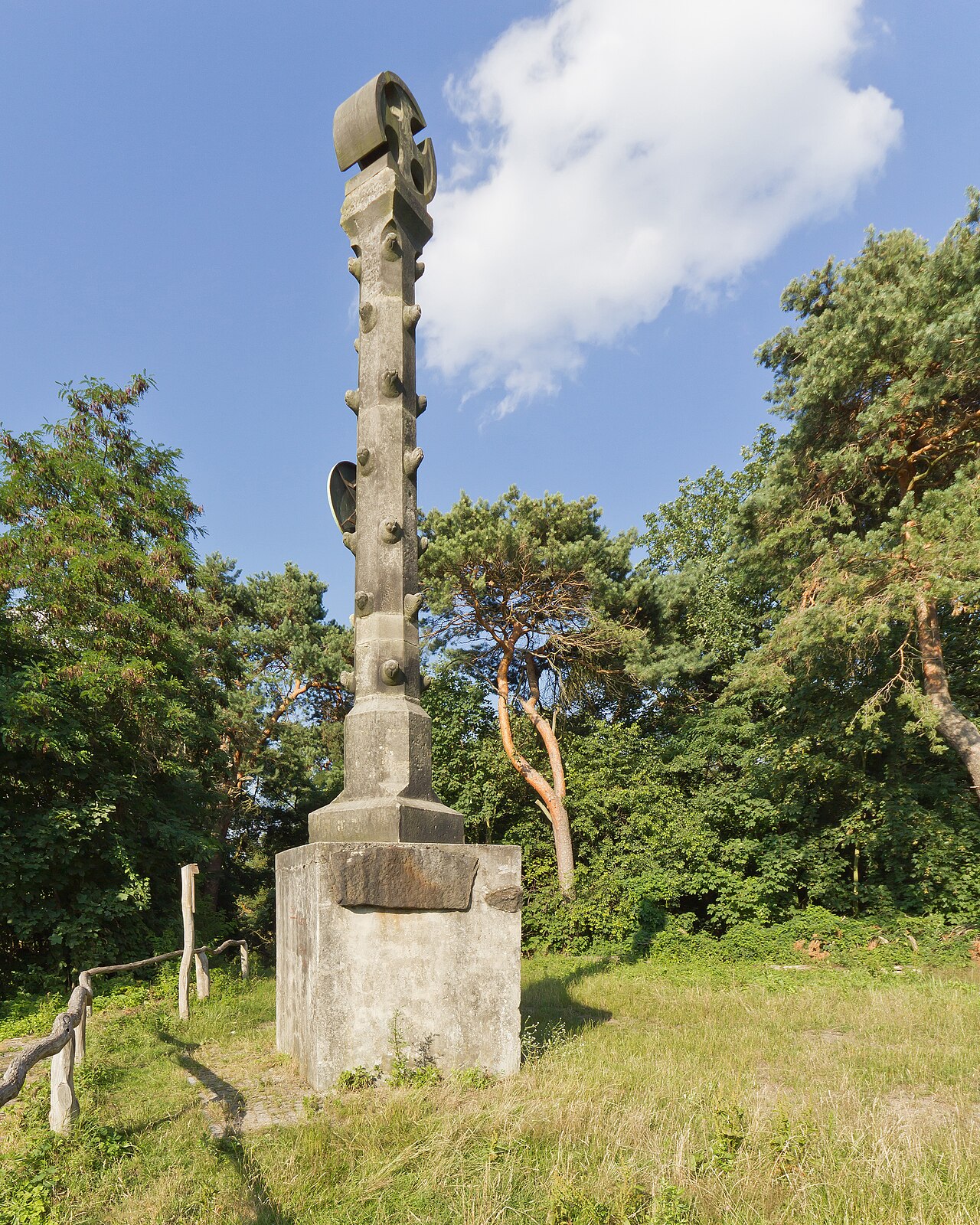 The Jacza monument at Schildhorn in Berlin, Germany