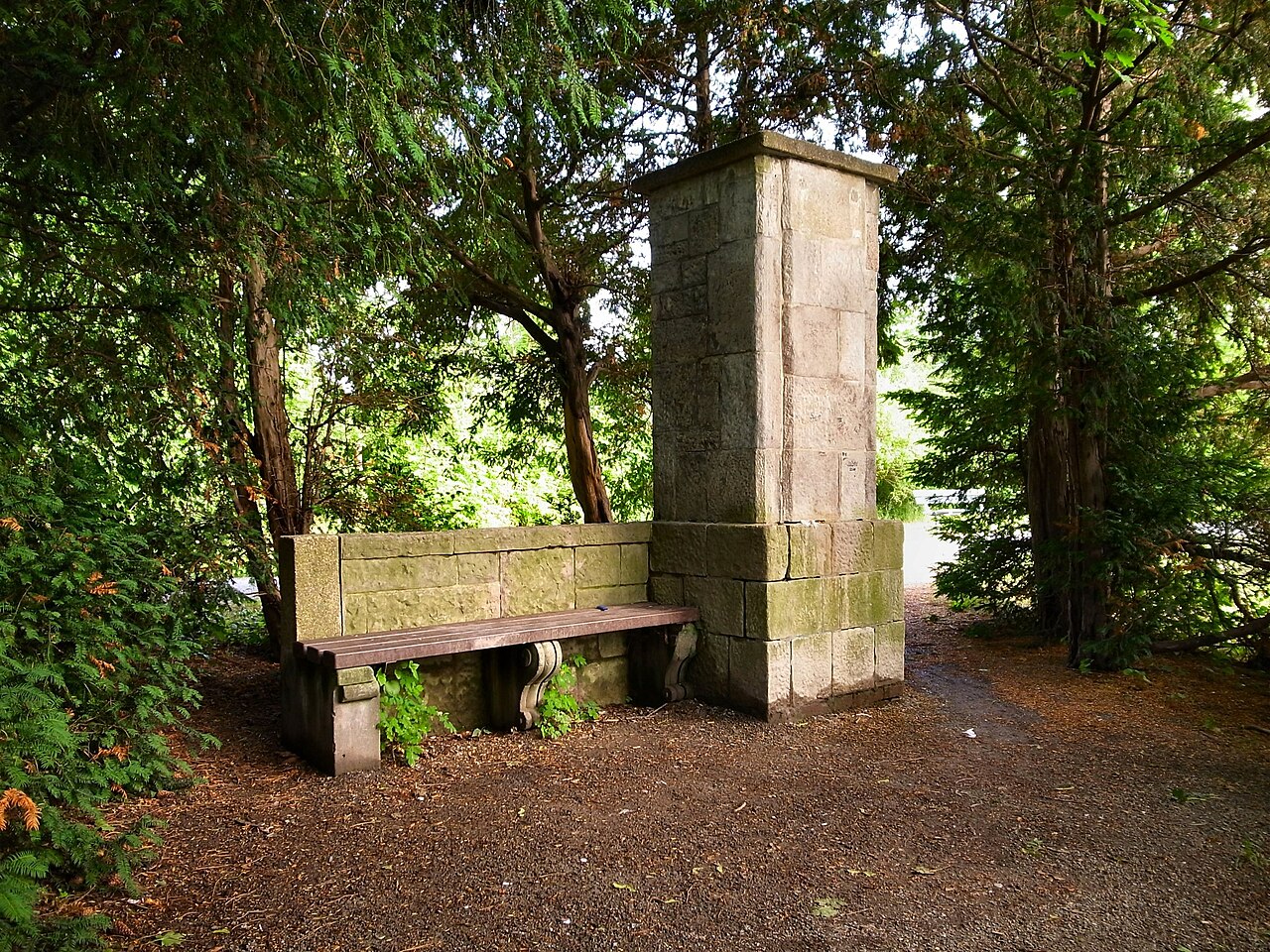 Rümelin Gedenkstein im Dessauer Schillerpark