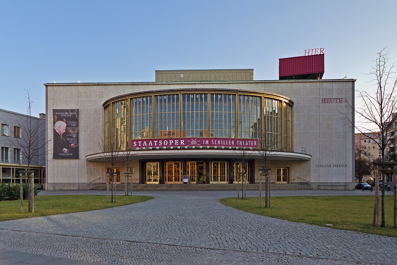 The building of the Schiller Theater in Berlin, Germany