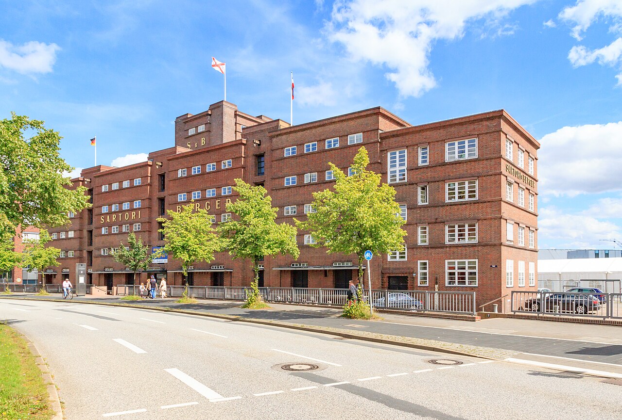 The former kontor building of the Sartori & Berger Company in Kiel