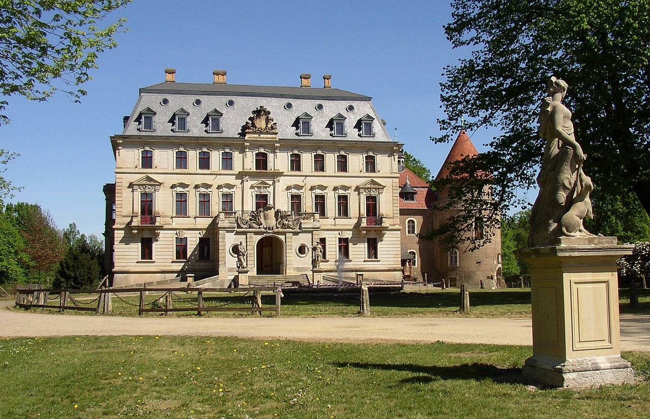 Castle in Altdöbern in Brandenburg , Germany