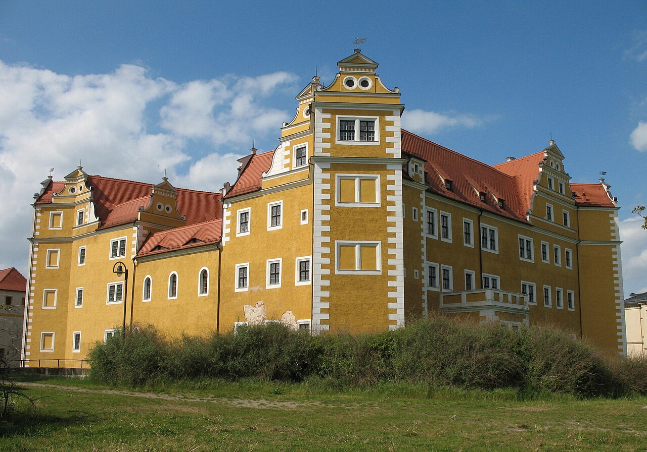 Castle in Annaburg in Saxony-Anhalt , Germany