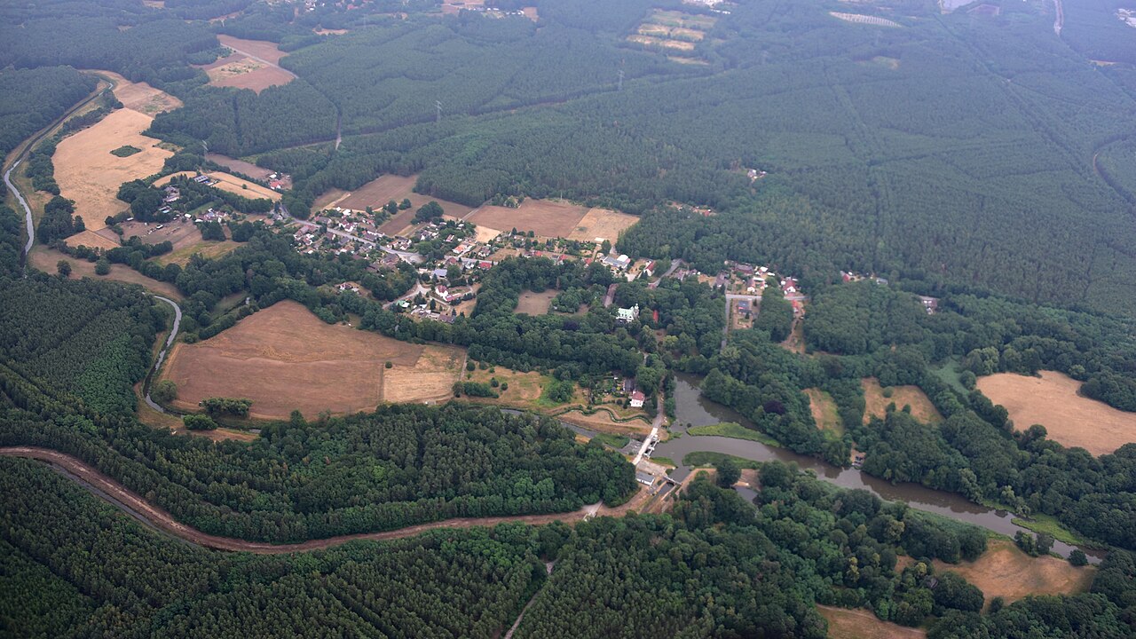 Bärwalde (Boxberg), Luftaufnahme (2019)