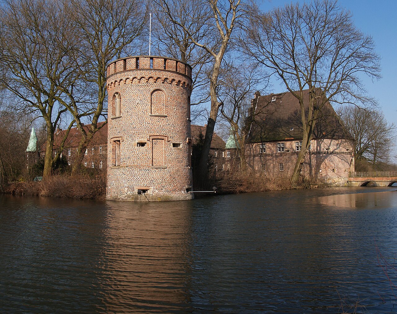 Bladenhorst castle in Castrop-Rauxel , Germany