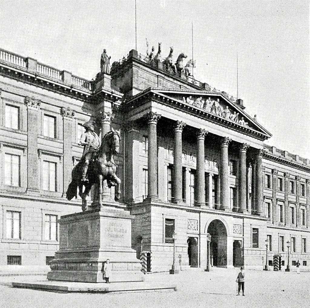 Braunschweig : Mittelbau des Residenzschlosses um 1897