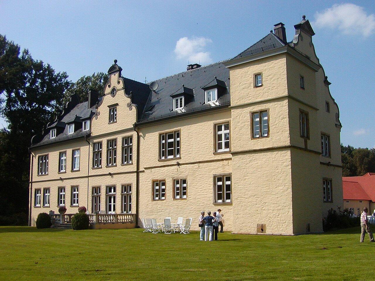 Das Schloss Crollage bei Preußisch Oldendorf , Nordrhein-Westfalen
