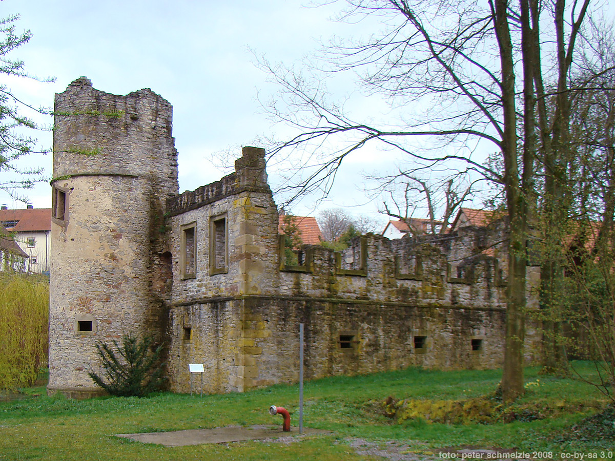 Schlossruine in Waibstadt-Daisbach