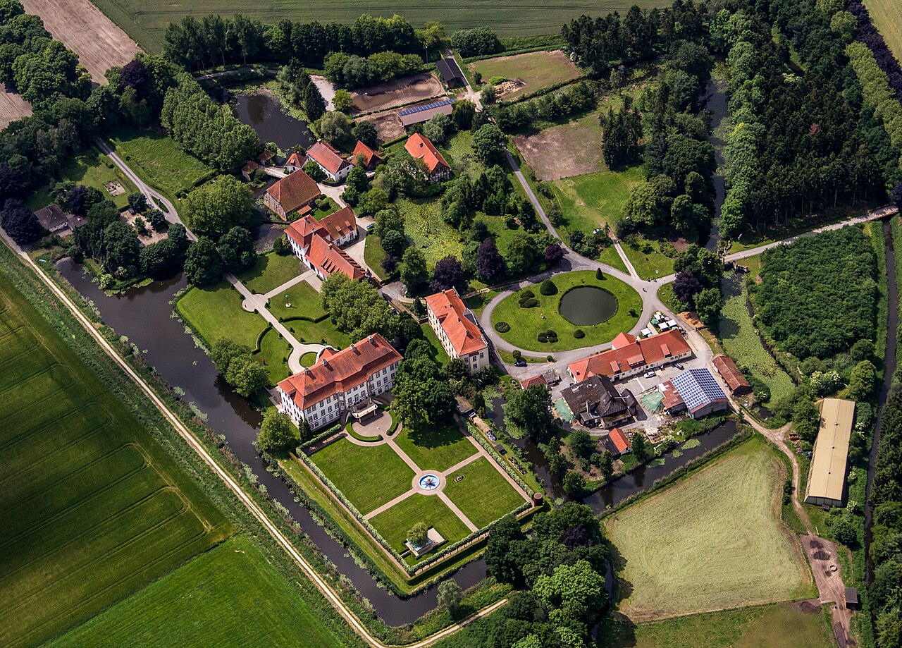 Harkotten Castle, Füchtorf, Sassenberg , North Rhine-Westphalia , Germany