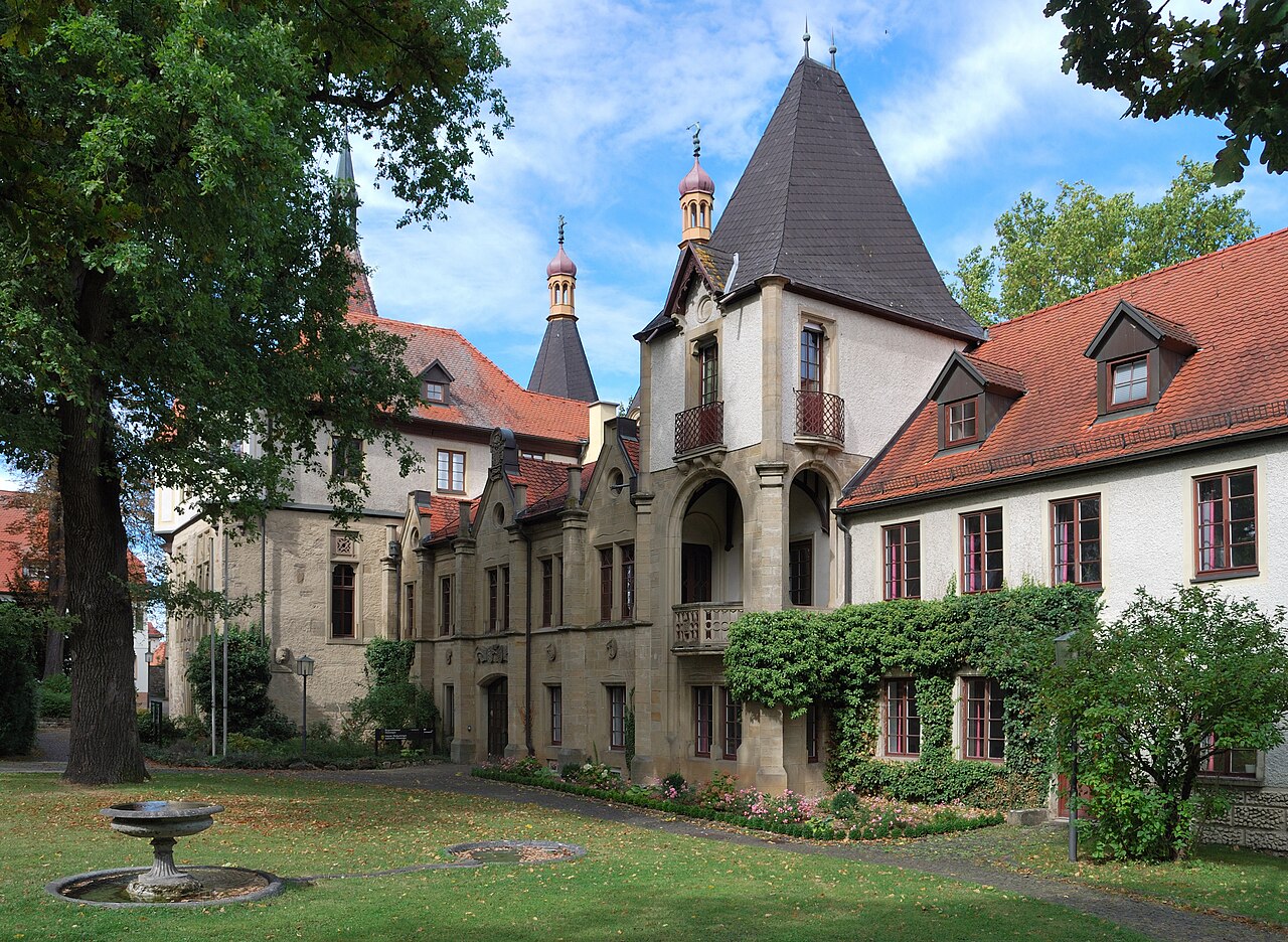 The south side of the castle in Hemmingen in the German Federal State Baden-Württemberg